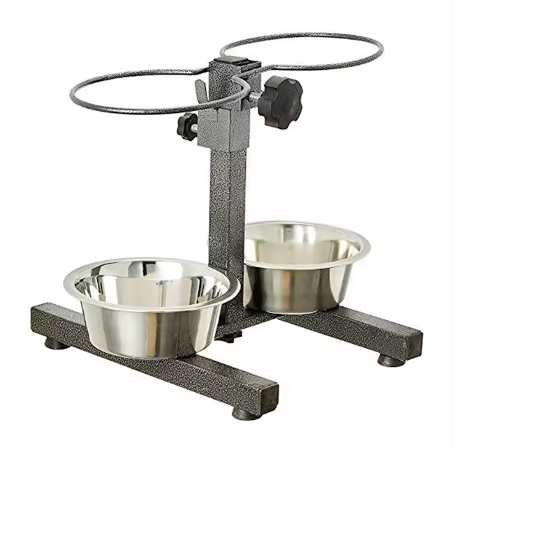 Dog elevated feeding station